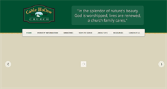 Desktop Screenshot of cablehollowchurch.com